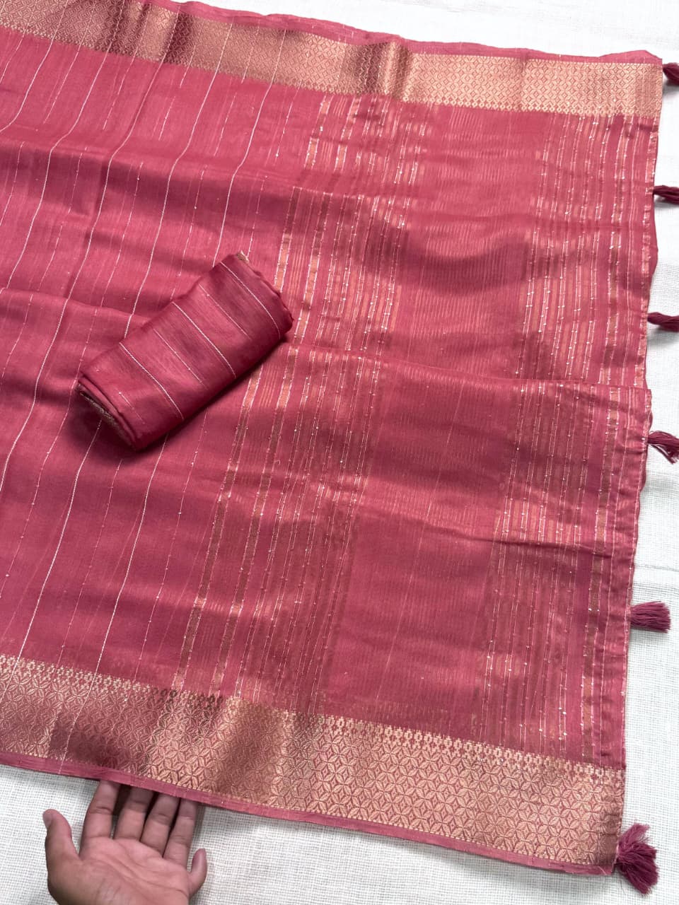Solid Colored Causal Wear Saree