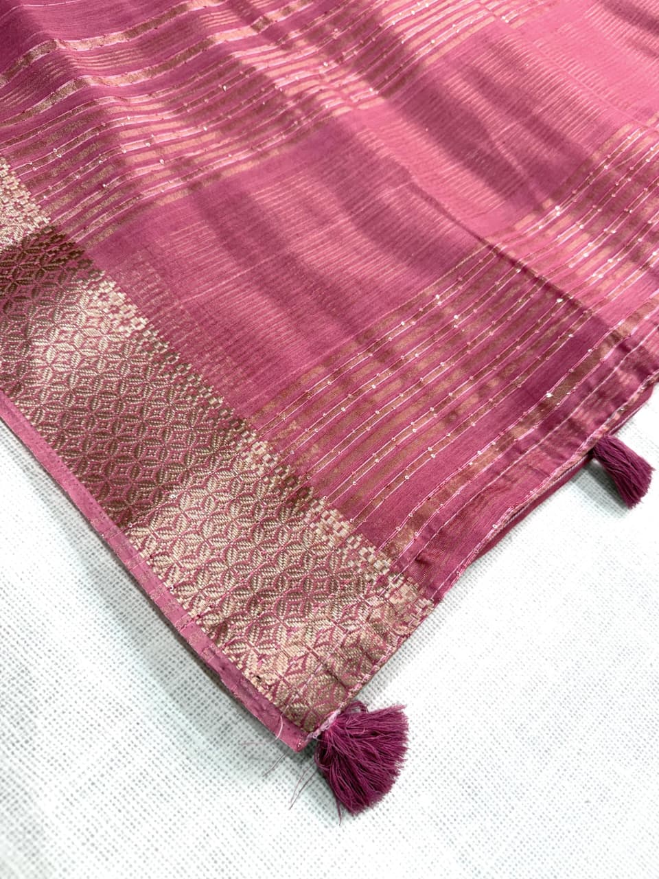 Solid Colored Causal Wear Saree