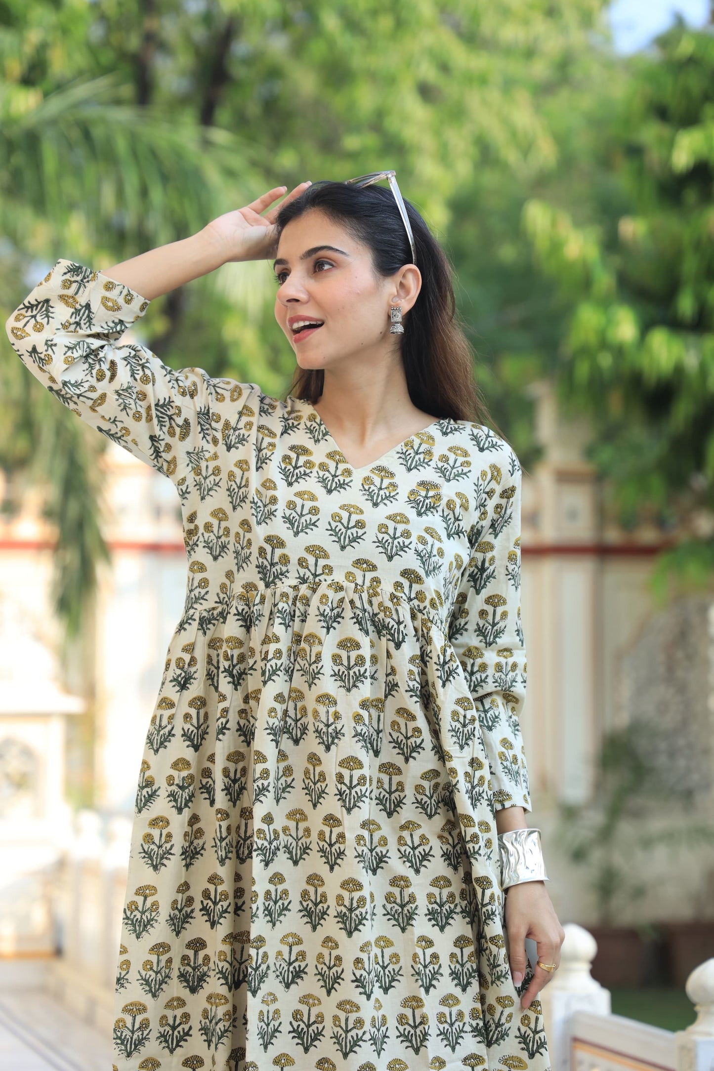 Cotton Aliya Cut Tunic One Piece