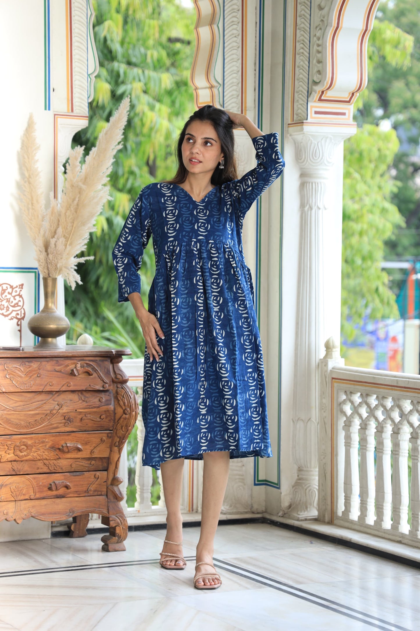 Cotton Aliya Cut Tunic One Piece