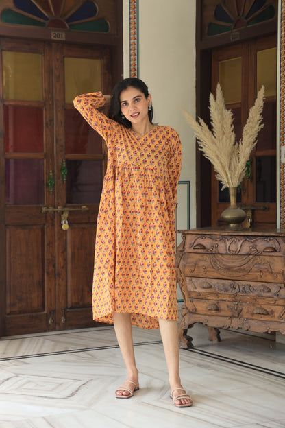 Cotton Aliya Cut Tunic One Piece
