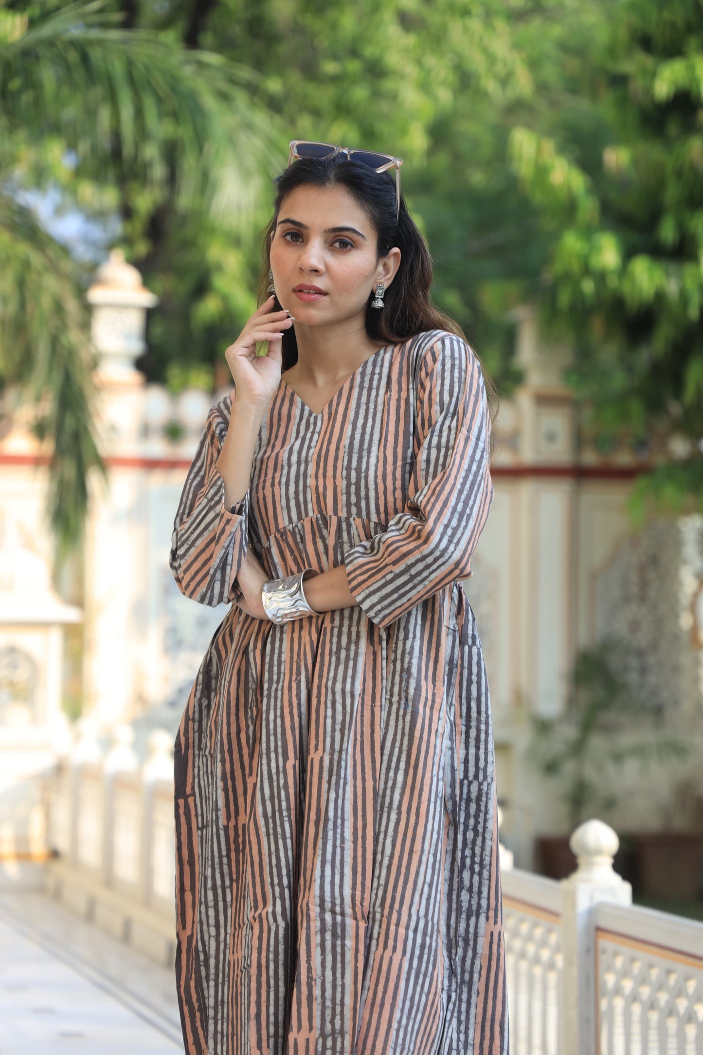 Cotton Aliya Cut Tunic One Piece