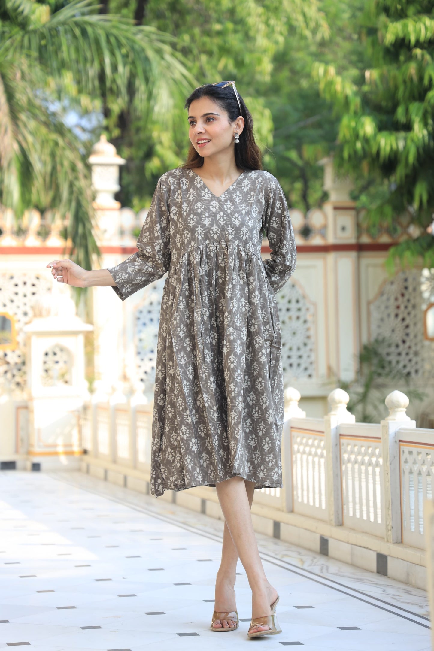 Cotton Aliya Cut Tunic One Piece