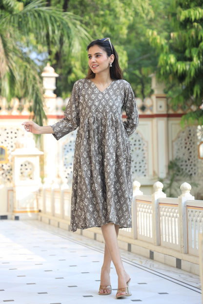 Cotton Aliya Cut Tunic One Piece