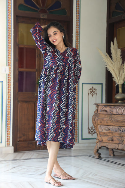 Cotton Aliya Cut Tunic One Piece