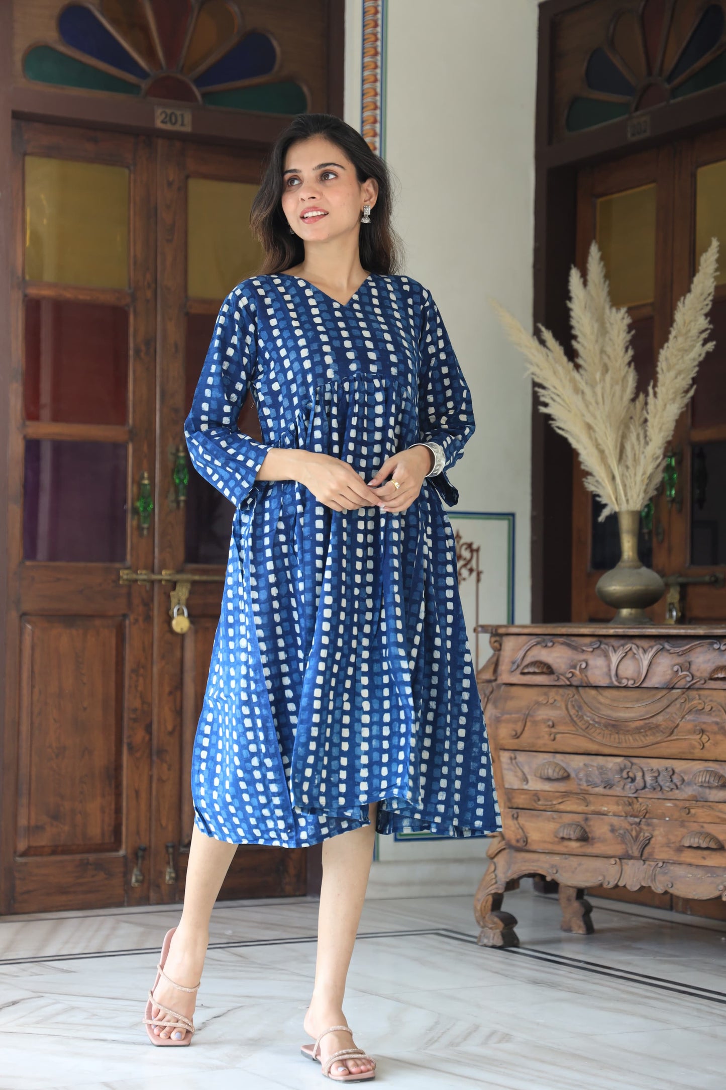 Cotton Aliya Cut Tunic One Piece