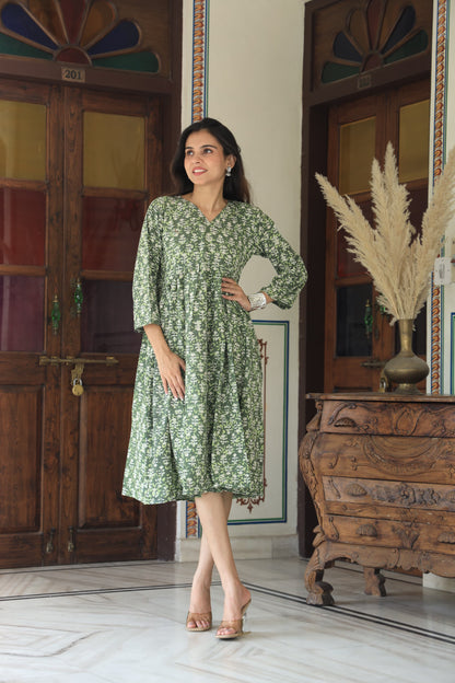 Cotton Aliya Cut Tunic One Piece