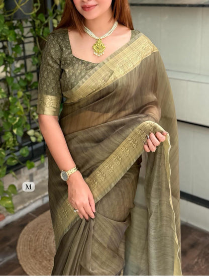 NC GLASS COTTON SAREE