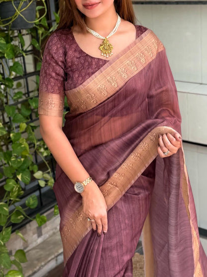 NC GLASS COTTON SAREE