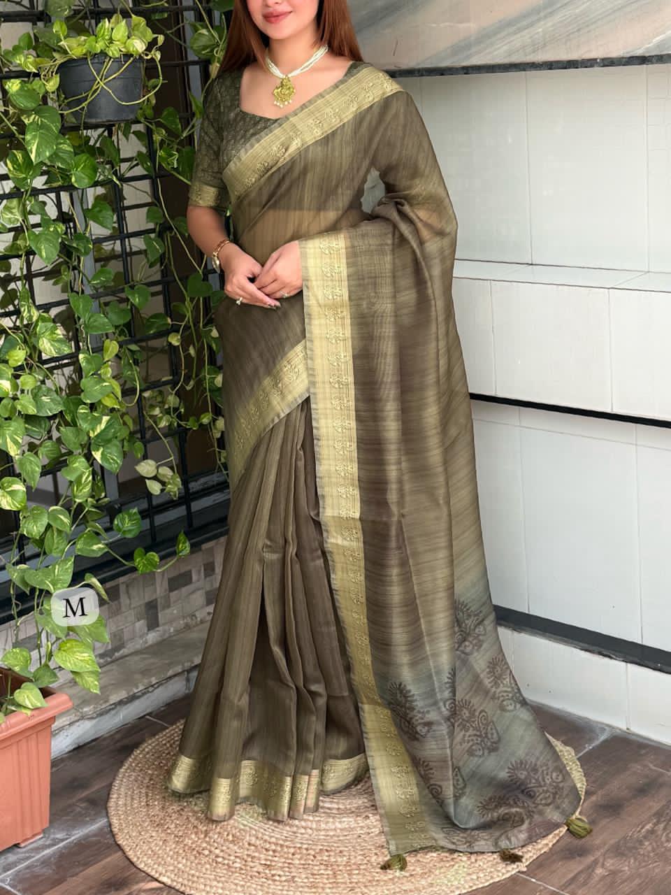 NC GLASS COTTON SAREE