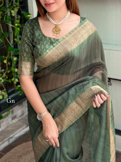 NC GLASS COTTON SAREE