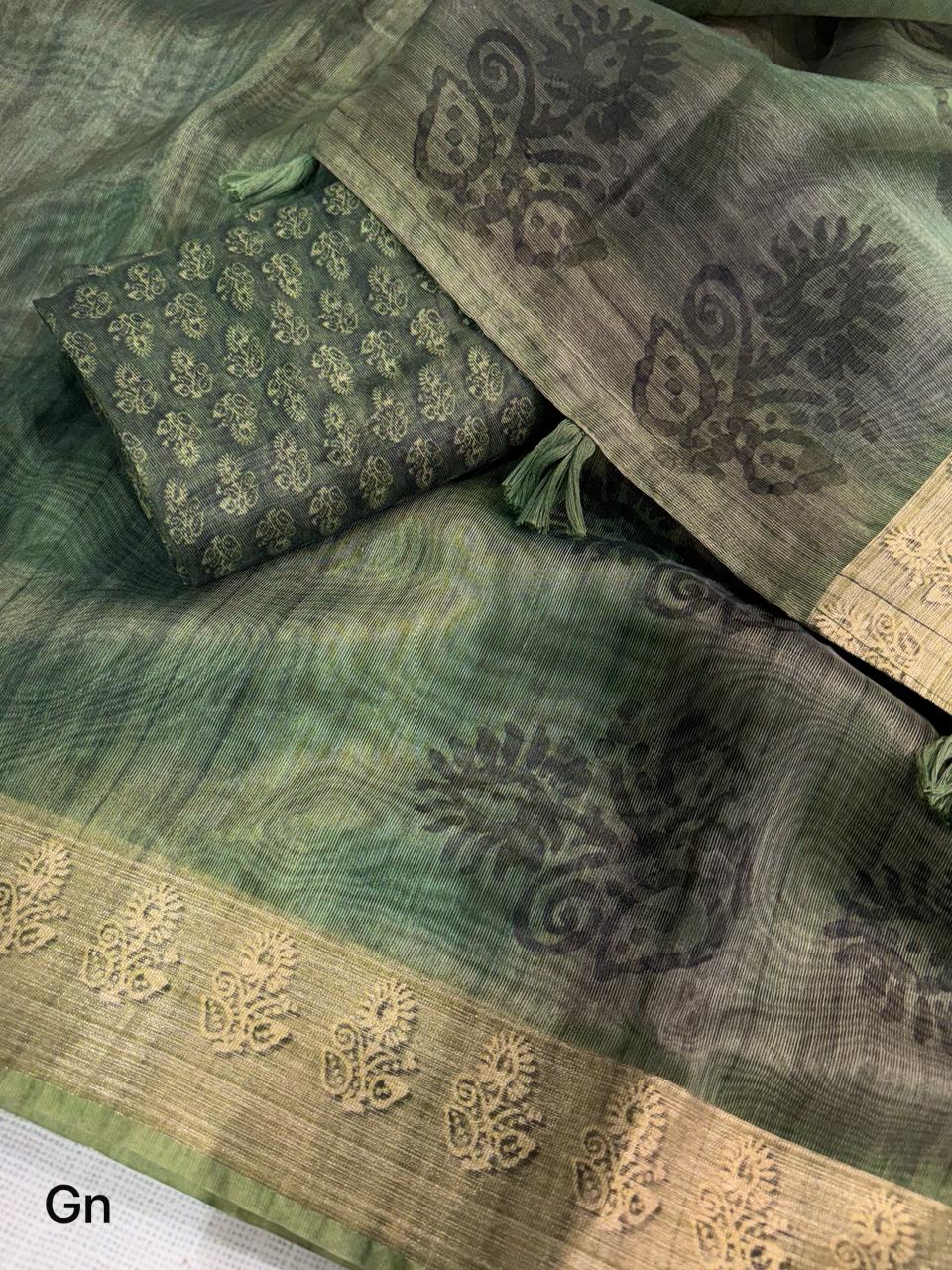 NC GLASS COTTON SAREE