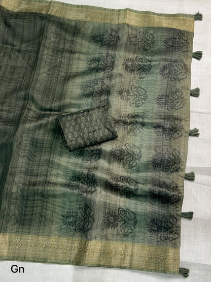 NC GLASS COTTON SAREE