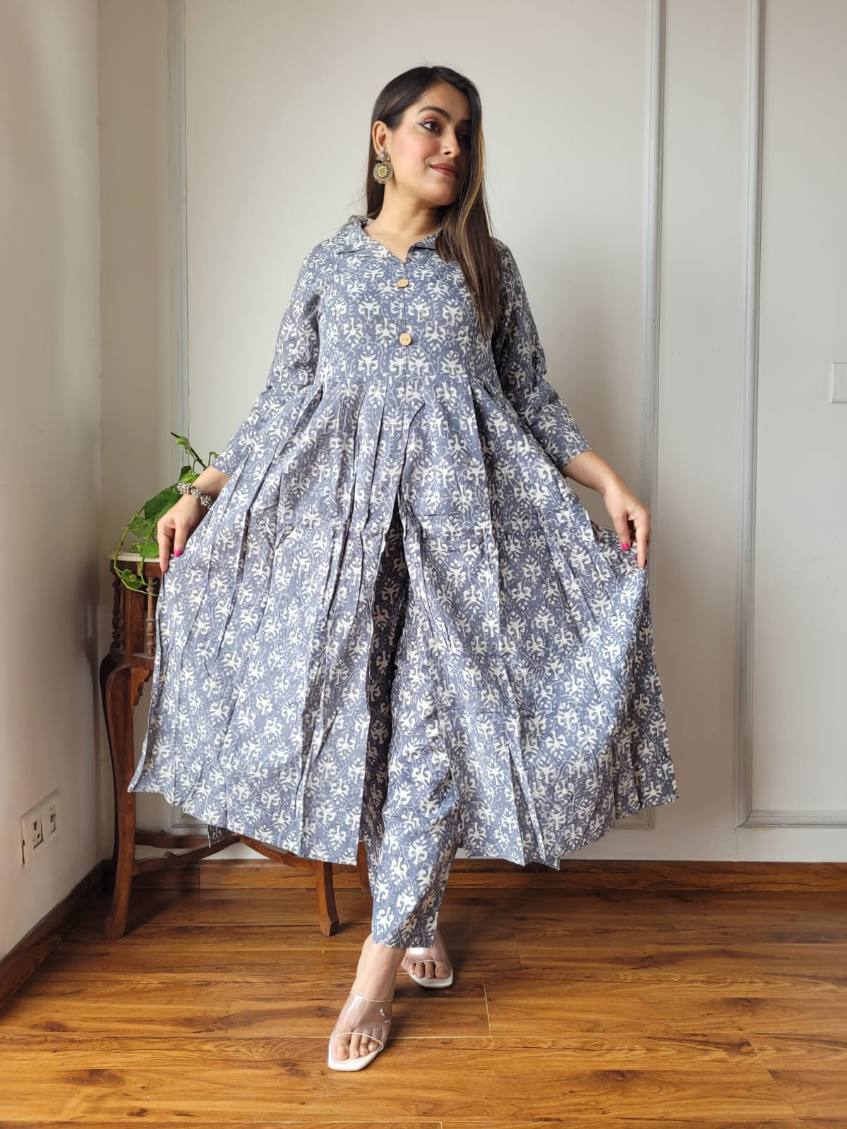 TRADITIONAL BAGRU HAND BLOCK PRINTED SUIT