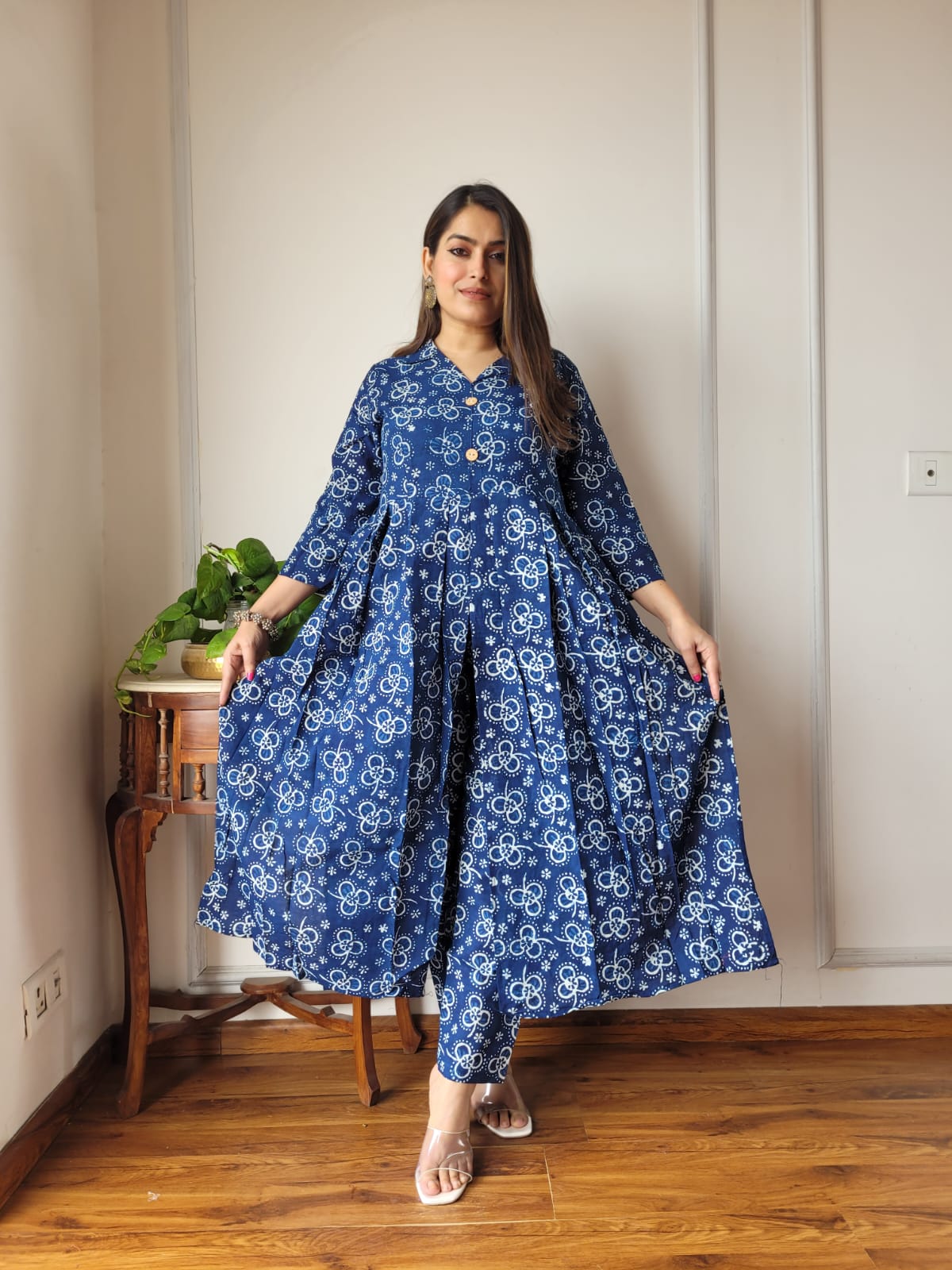 TRADITIONAL BAGRU HAND BLOCK PRINTED SUIT