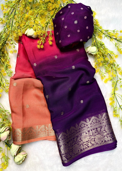 Premium Crape Silk Smooth Saree