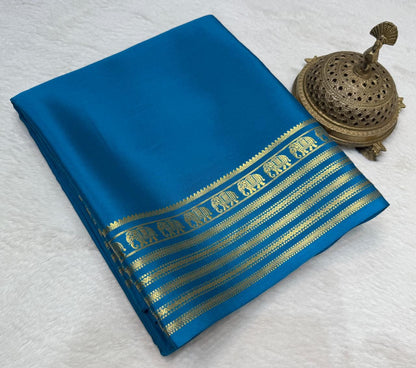 Semi Mysore Crape Silk Saree