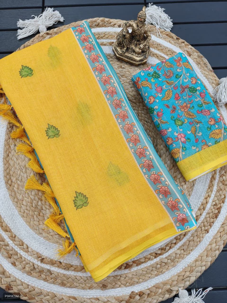 Pallu Pen Kalamkari Saree