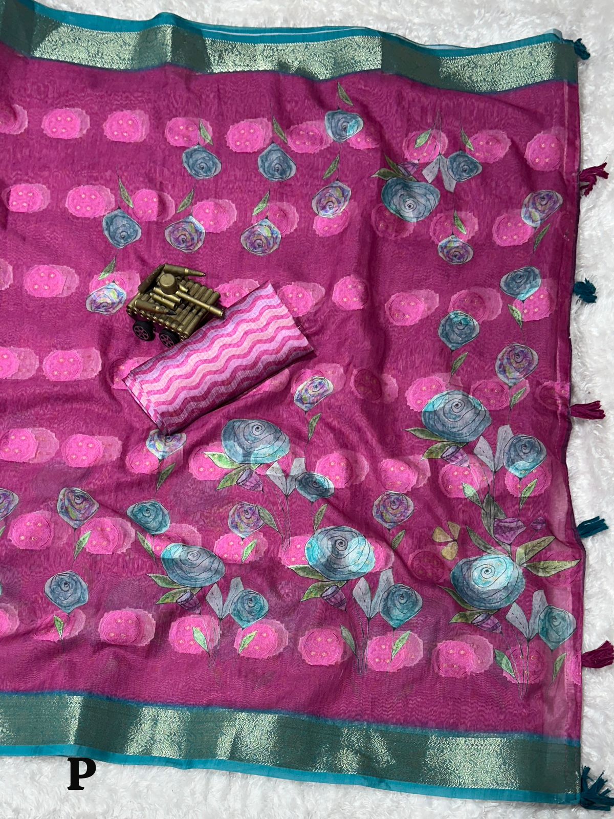 Pure Cotton Jacquard Saree
