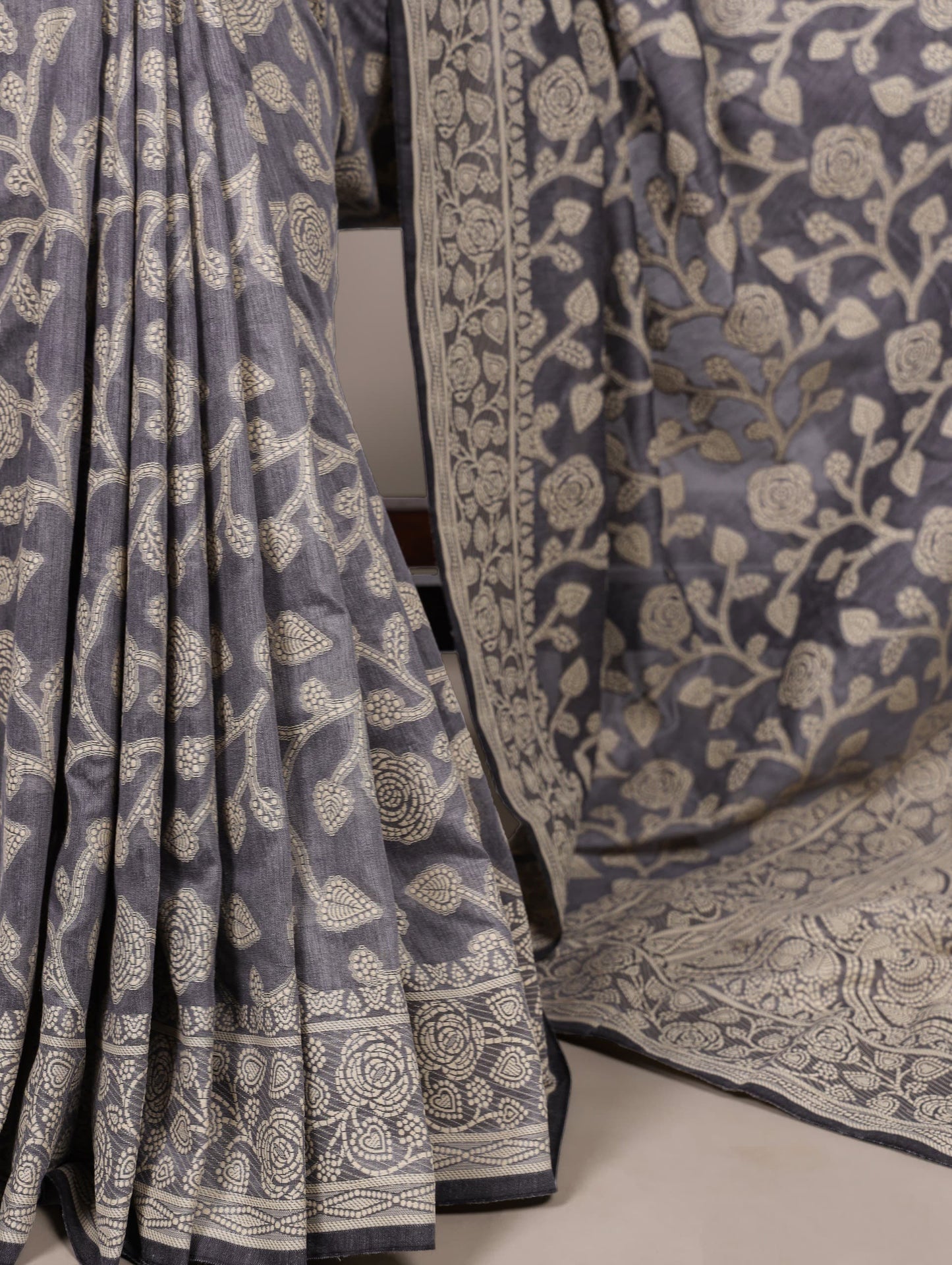 Cottan Organic Flower Printed Saree