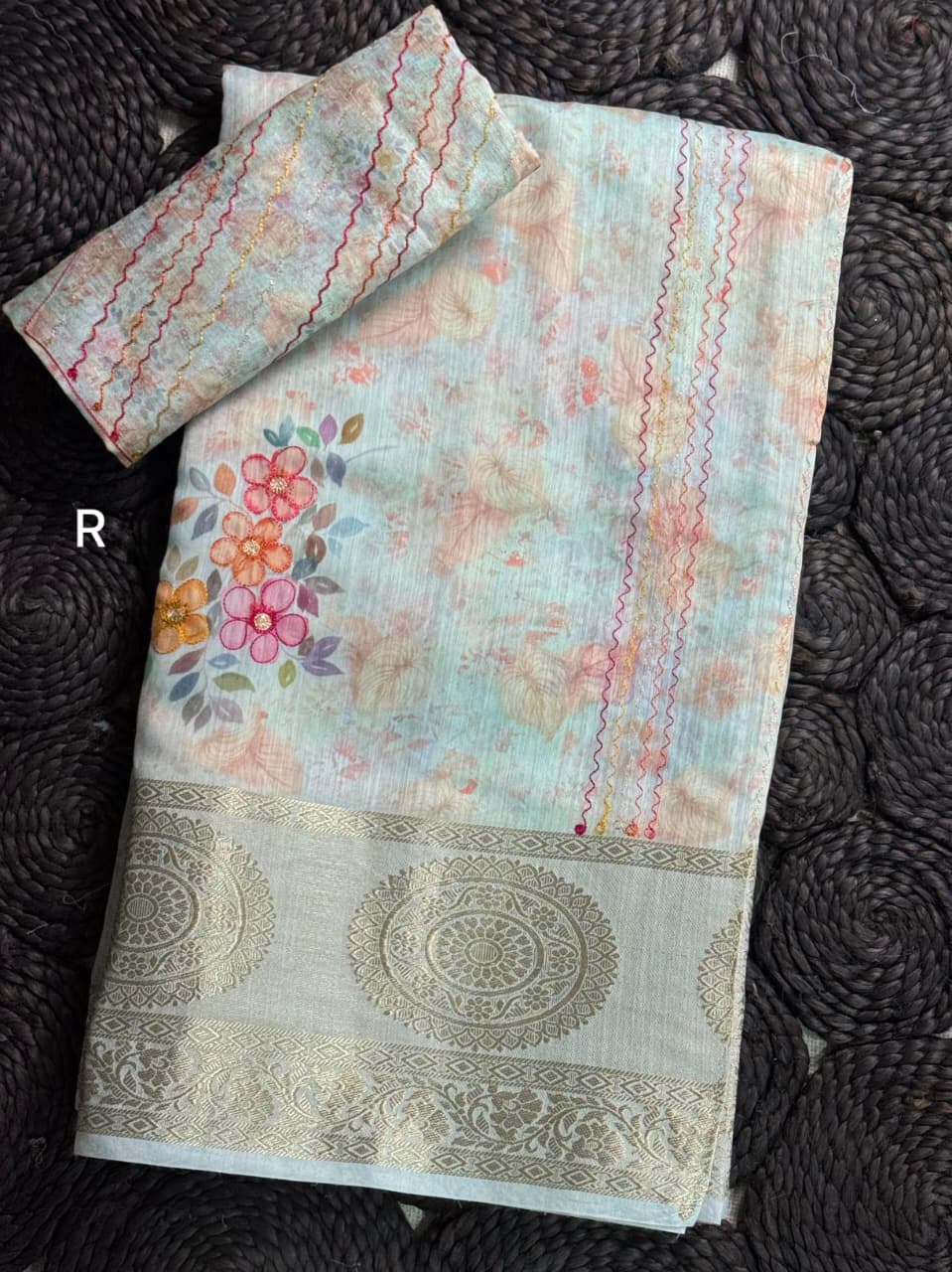 Mulcotten Simple Saree