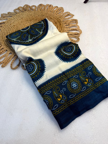 Pashmina Silk Saree