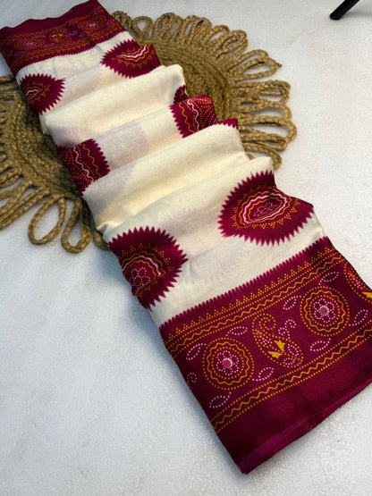 Pashmina Silk Saree