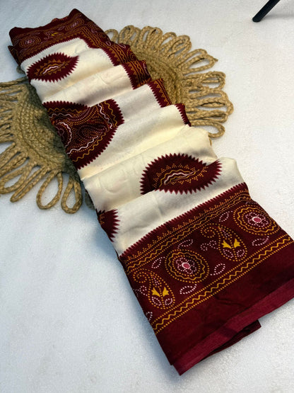 Pashmina Silk Saree