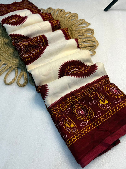 Pashmina Silk Saree