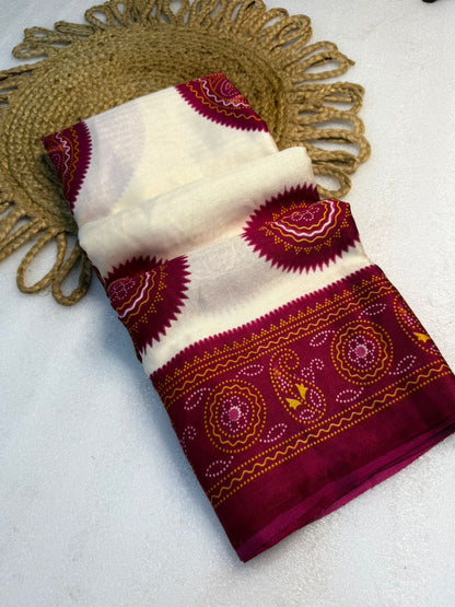 Pashmina Silk Saree