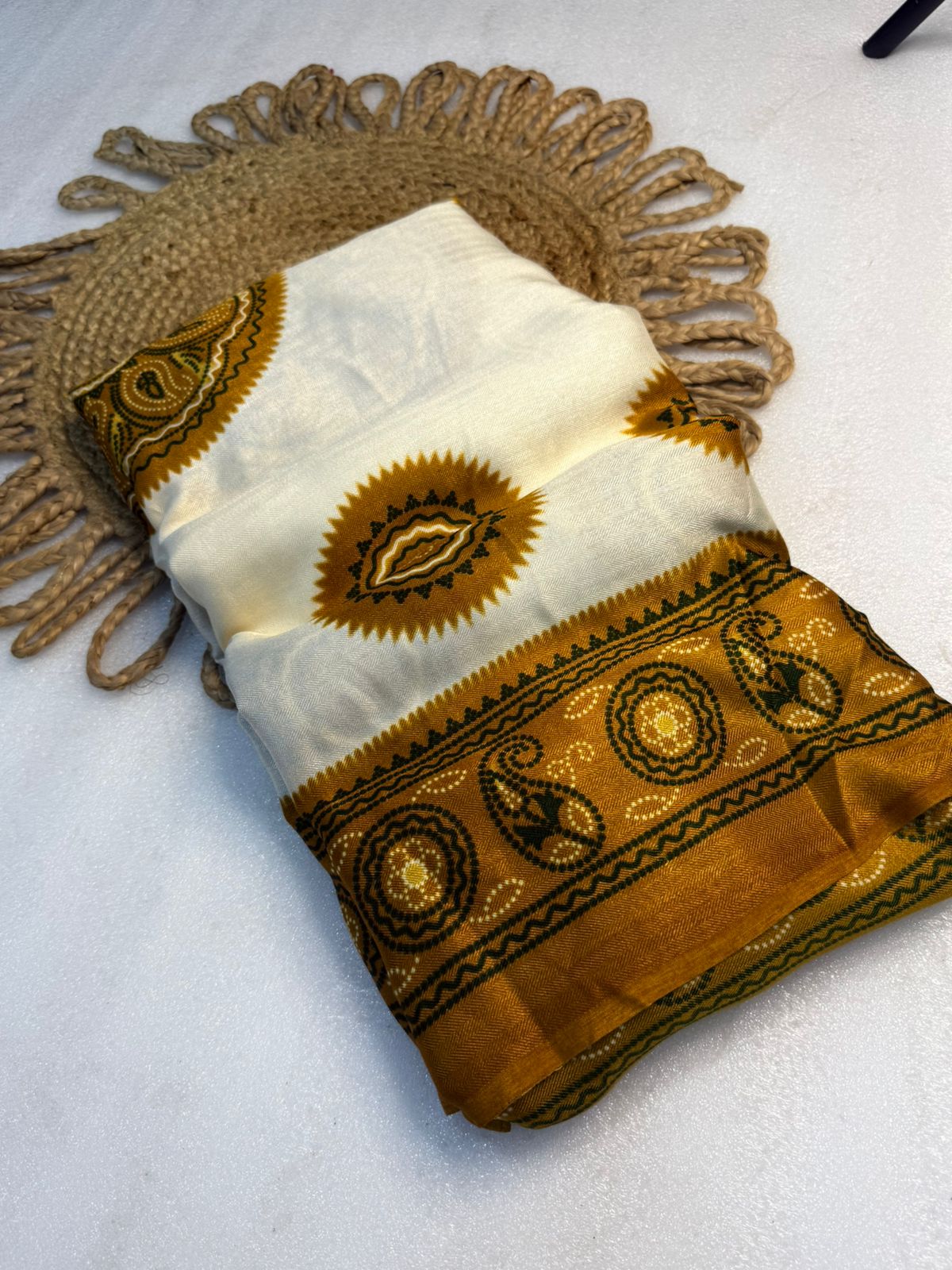 Pashmina Silk Saree