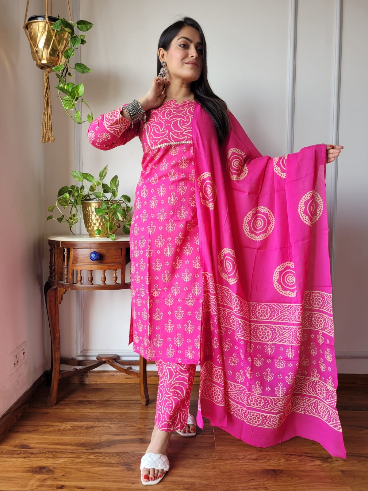 Stitched Cotton Suits
