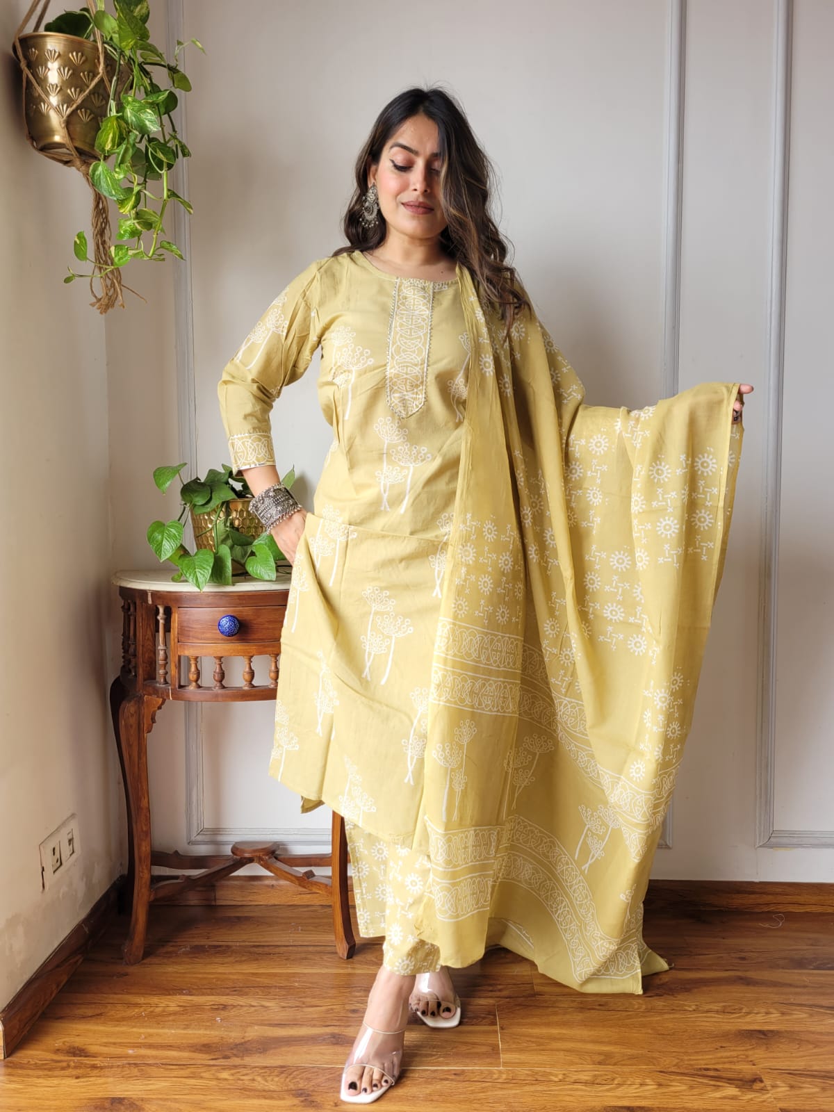 Stitched Cotton Suits