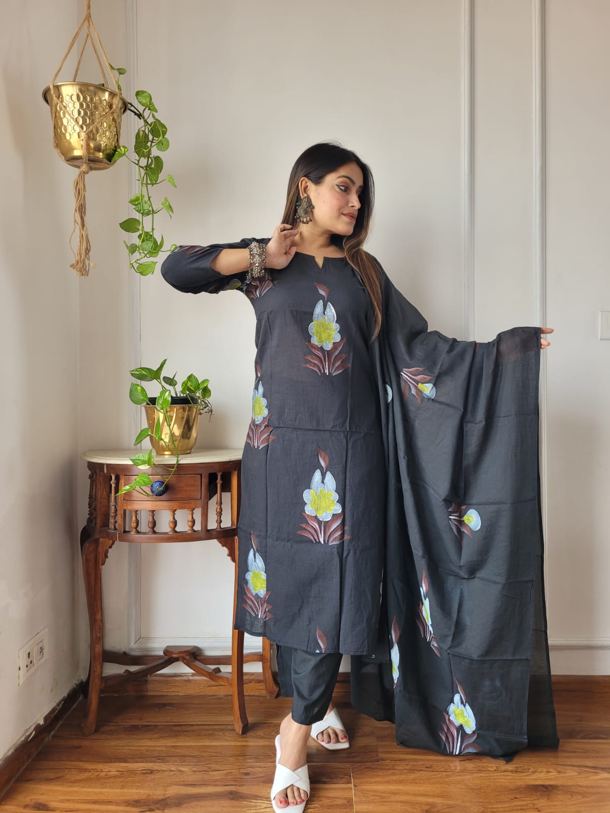 Stitched Cotton Suits