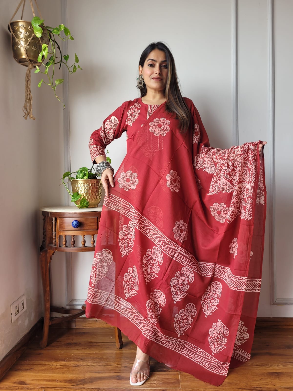 Stitched Cotton Suits
