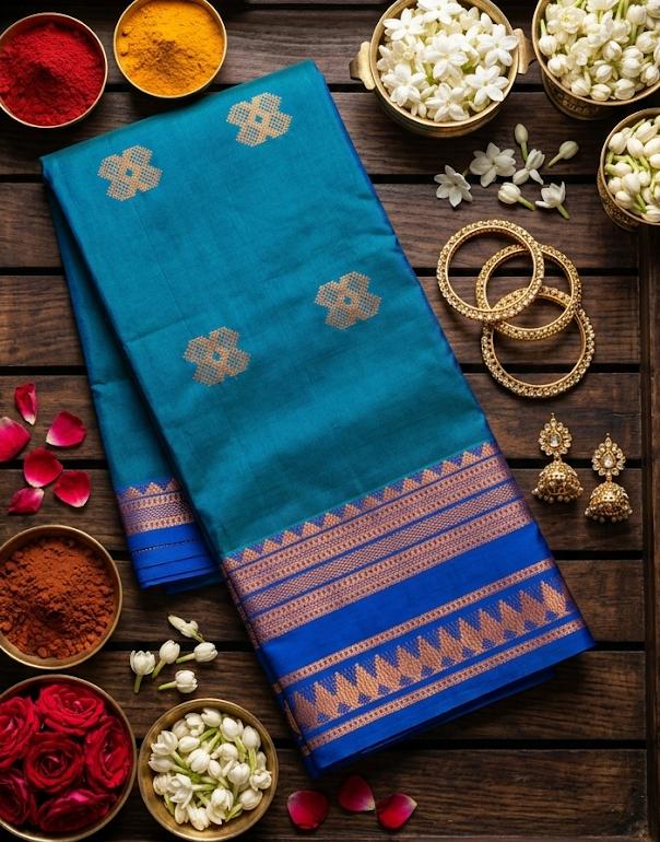 Jari Work Saree