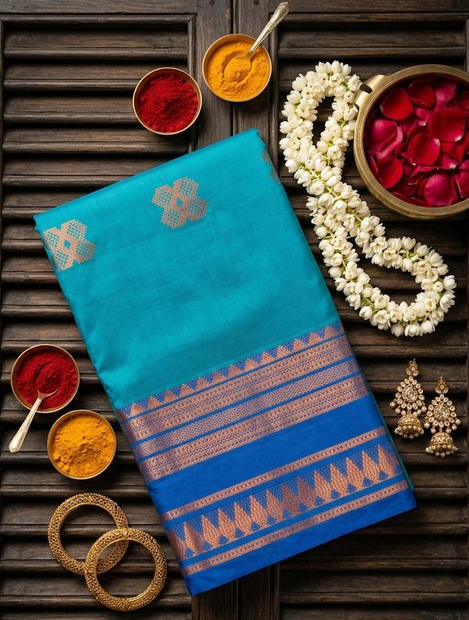 Jari Work Saree