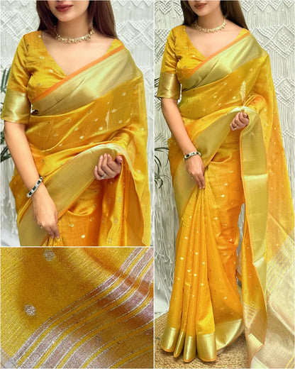 Banarasi Organza Silk With Saree Border
