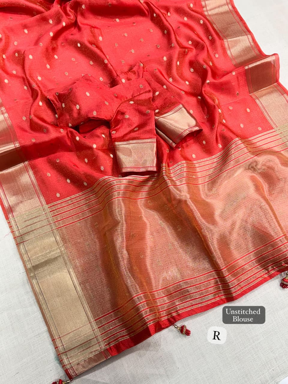 Banarasi Organza Silk With Saree Border