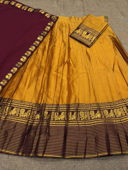KANJIVARAM SILK LEHENGA