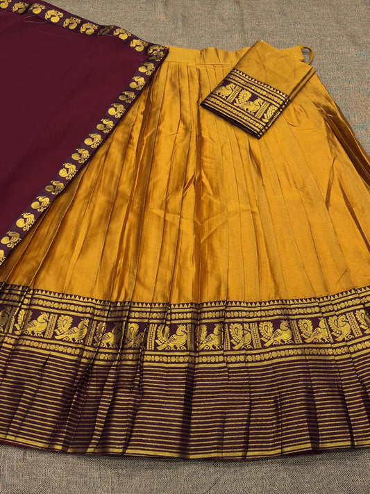 KANJIVARAM SILK LEHENGA