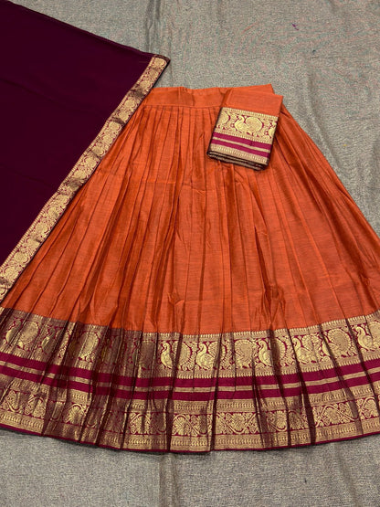 KANJIVARAM SILK LEHENGA