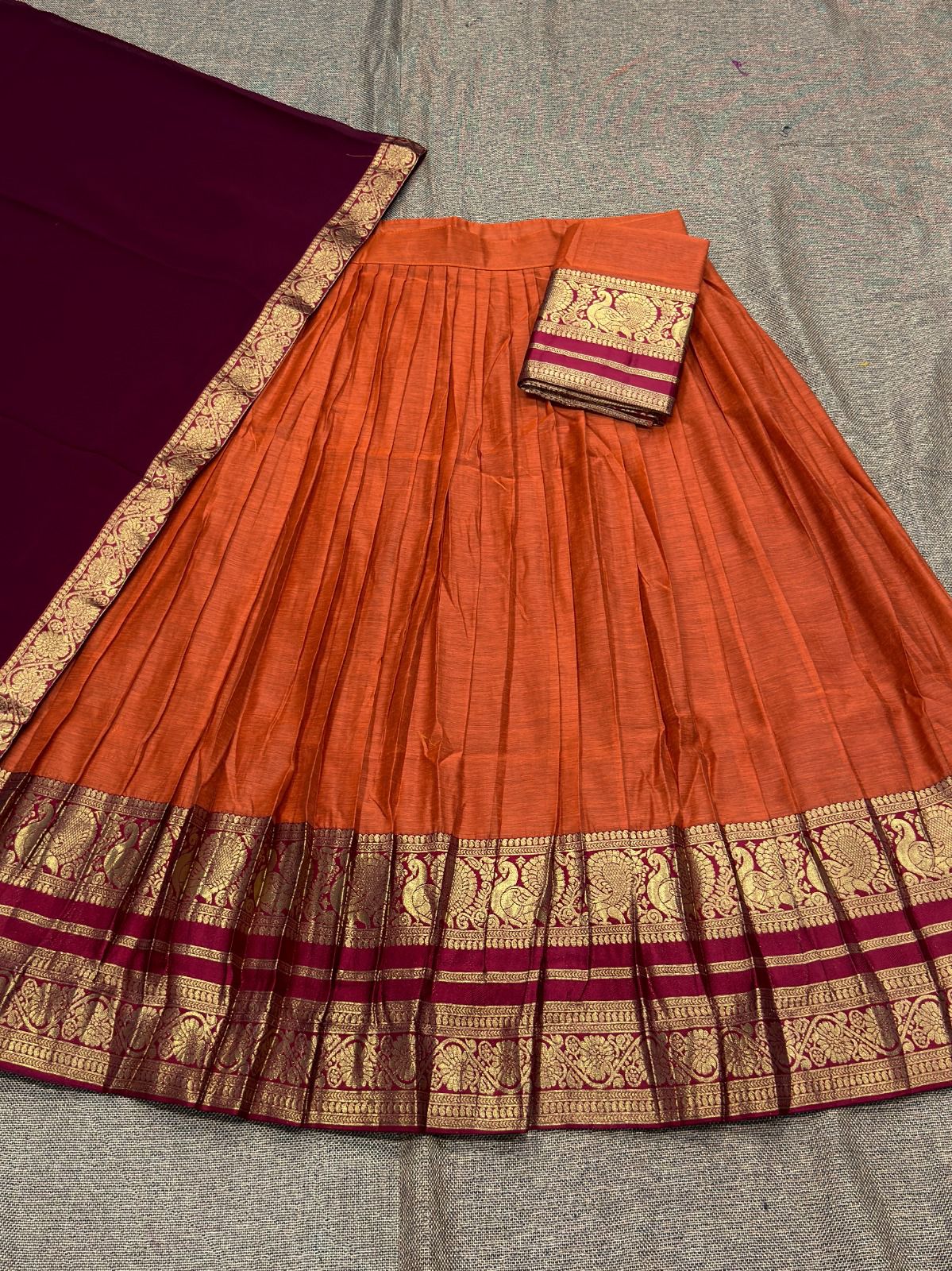 KANJIVARAM SILK LEHENGA