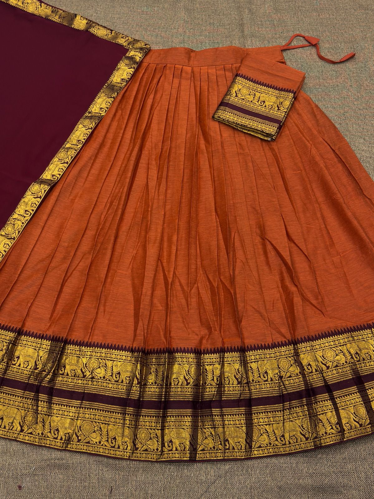 KANJIVARAM SILK LEHENGA