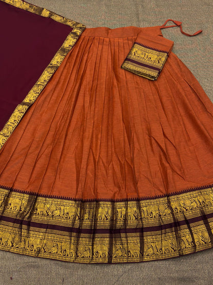KANJIVARAM SILK LEHENGA