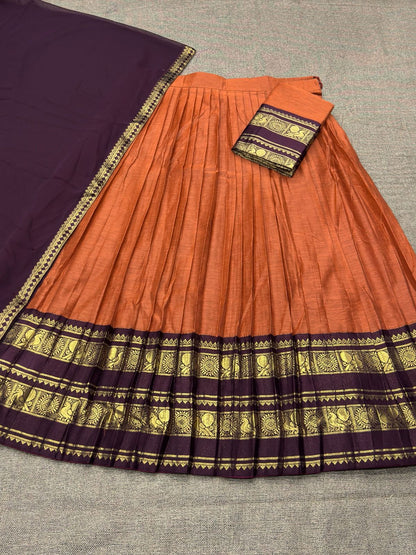KANJIVARAM SILK LEHENGA