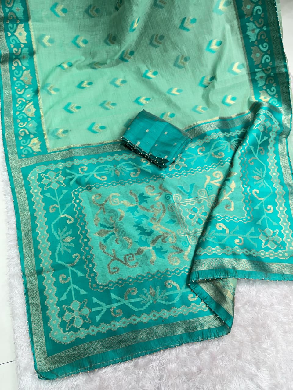 Lenin Cotton Stylish Saree