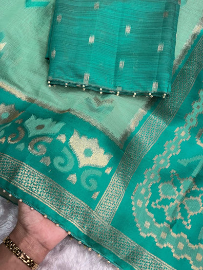 Lenin Cotton Stylish Saree