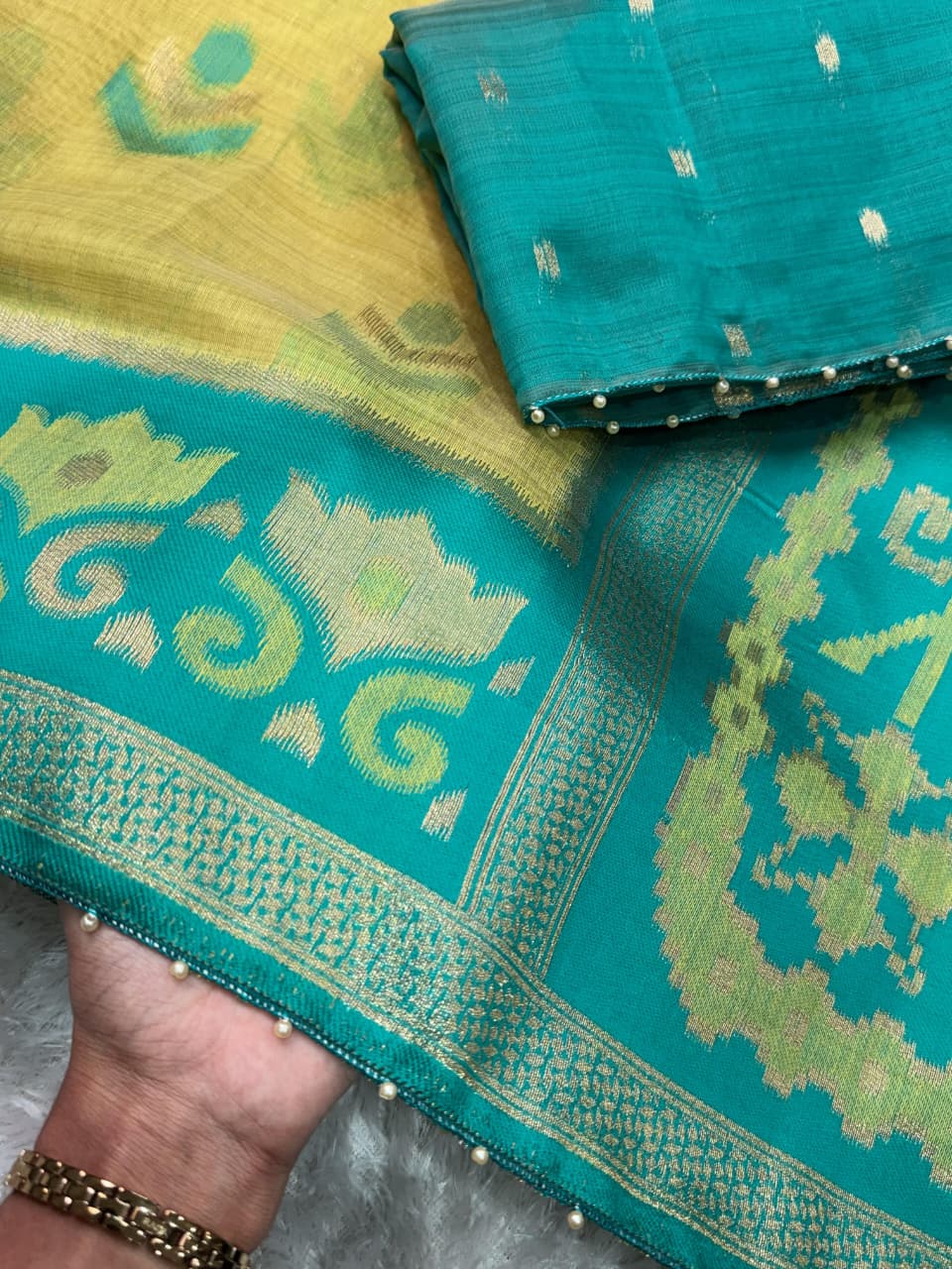 Lenin Cotton Stylish Saree
