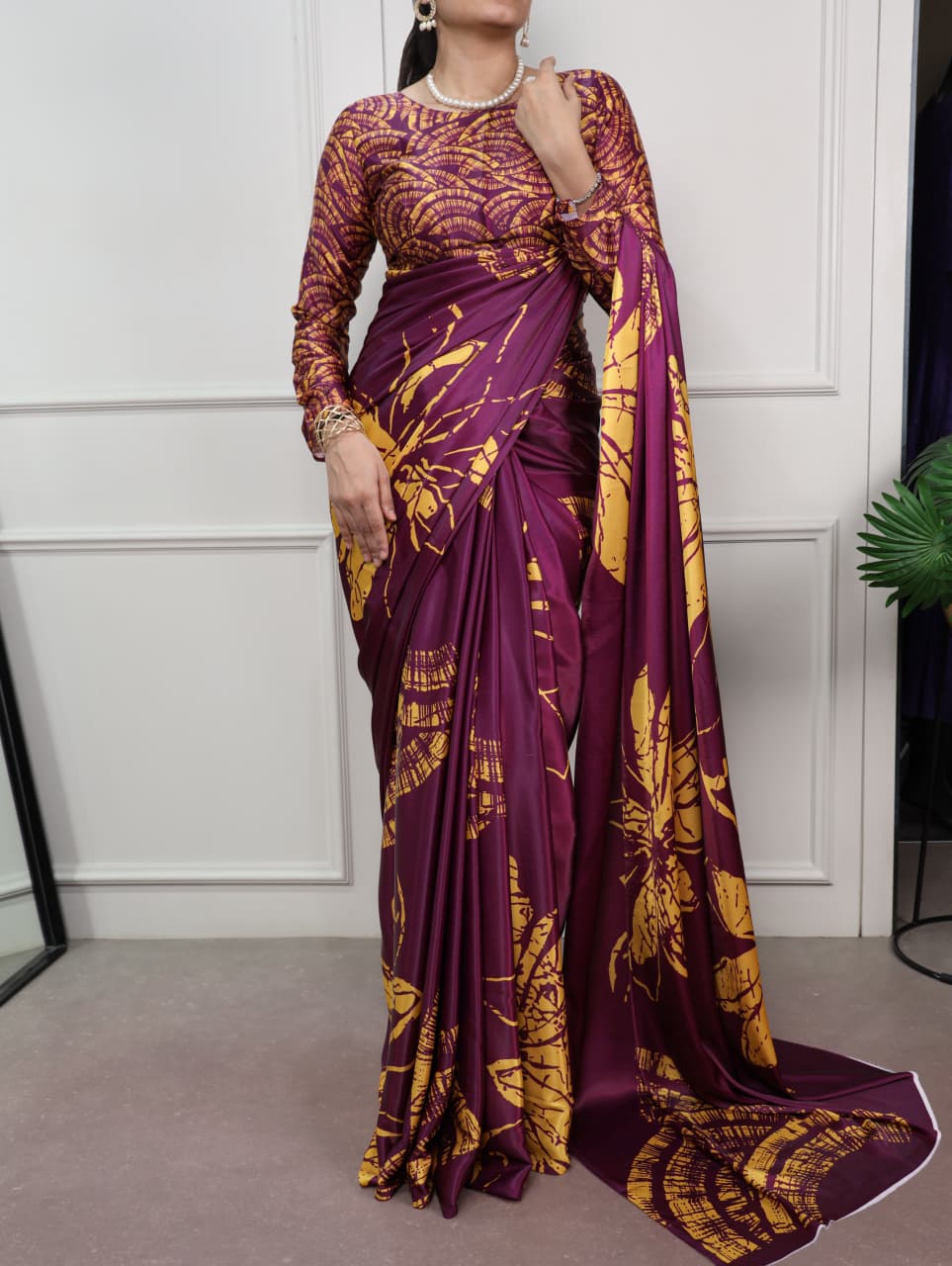 SATIN SILK SAREE